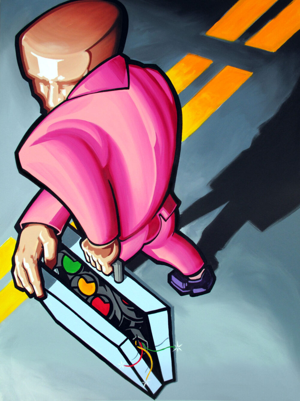 Beware the Man in the Pink Suit